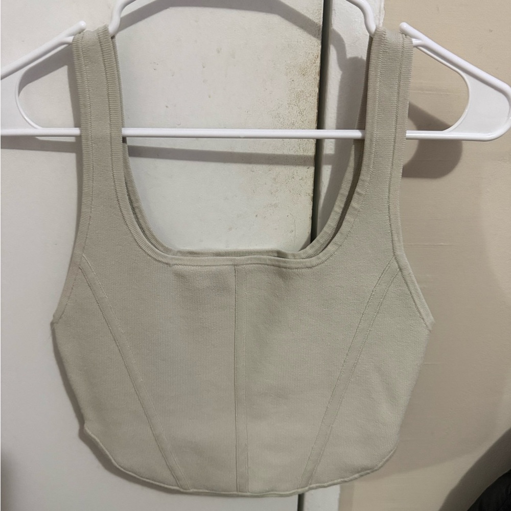 Aritzia Cream Tank Top